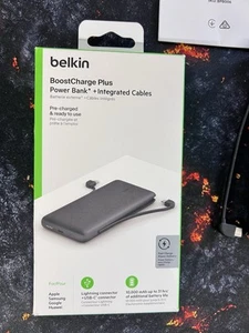 Przenośna ładowarka Belkin BOOSTCHARGE Plus 10K Powerbank (10 000 mAh z integracją - Zdjęcie 1 z 4