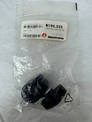 Manfrotto R190 322 Cuello Pierna 22/19 Hecho en Italia Nuevo en Paquete Trípode Cámara  Foto 1 de 3