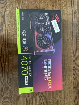 ASUS ROG Strix GeForce RTX 4070 Super OC Edition 12GB New Sealed - Image 1 of 4