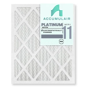 Accumulair Platinum 20x25x4 MERV 11 Air Filters (6 Pack) - Picture 1 of 5