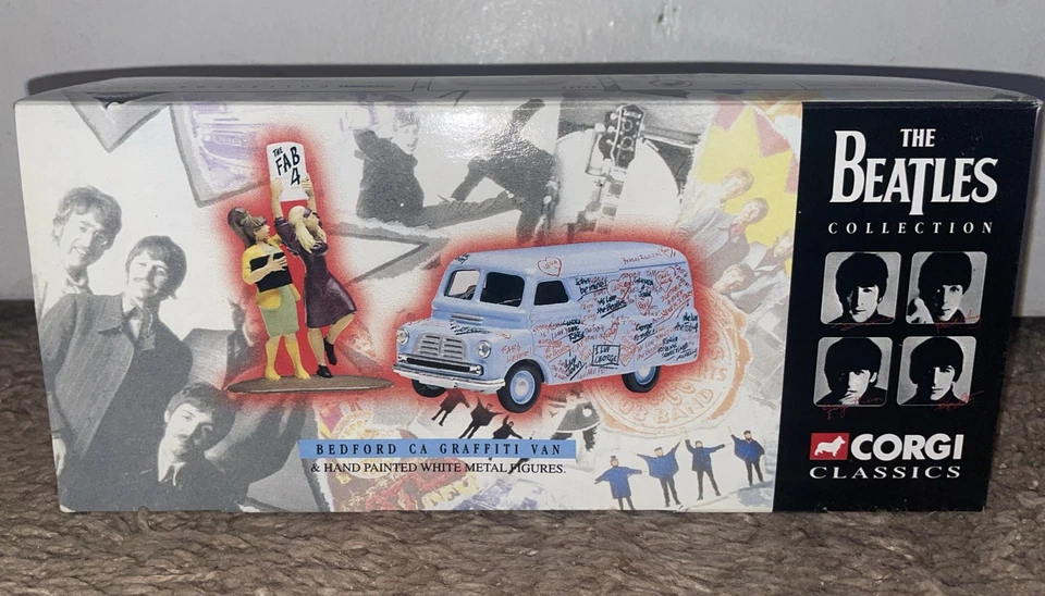 The Beatles Corgi Classics Bedford Graffiti Van w/figures 1997 - Image 1 of 4