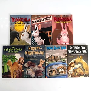 BUNNICULA LOT OF 7 by James Howe Paperback HOWLIDAY INN NIGHTY-NIGHTMARE CELERY - Bild 1 von 2