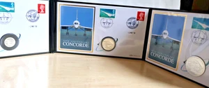2019 85th Anniversary Of CONCORDE 3 x Silver Coin Cover ~ Ltd Ed Of 199 ~ COA - Picture 1 of 8