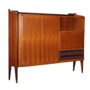 Vintage Diseño Año 1960 Mueble de Salon Chapa de Madera Exotica Italia - Imagen 1 de 15