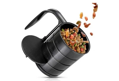 Pet Food Scoop, Dog Food Cups, Plastic Food Scoop with Measuring Lines, (Incl... - Image 1 of 4