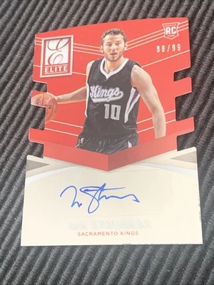 Panini Elite Sacramento Kings RC Autographed Card #88/99 Nik Stauskas Rookie - Image 1 of 2