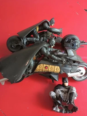 MATTEL DC COMICS 1997 Vintage KENNER BATMAN  Motorcycle Lot Of 2 - Image 1 of 3