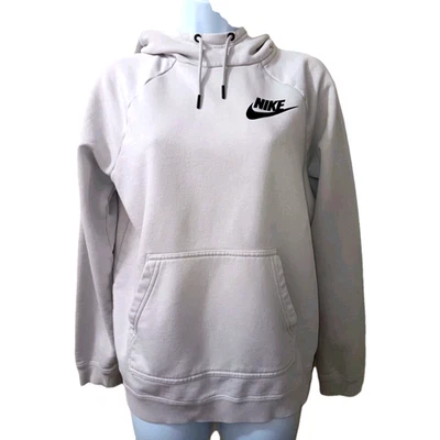 Sudadera con Capucha Nike Deportiva Beige Rendimiento Activo Linda Pequeña Neutra Excelente Estado Foto 1 de 4