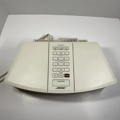 Bose Wave Radio Original Music System AWR1-1W AM/FM Alarm Clock TESTED NO REMOTE - Image 1 of 4