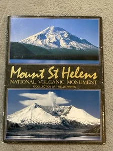Vintage Mount St Helens Souvenir Prints Postcards Complete 12 Pack Collection - Picture 1 of 7