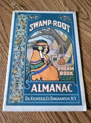 Antique 1938 Swamp-Root Almanac Dream Book - Dr. Kilmer & Co. Binghamton NY - Image 1 of 4