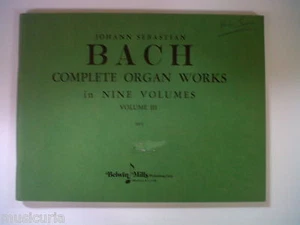 organ BACH COMPLETE ORGANWORKES Vol 3 - Picture 1 of 1