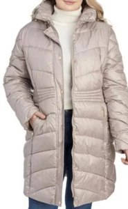 NWT Gallery New York Women’s Puffer Coat, Size Large Winter Coats - Picture 1 of 7