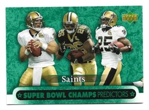 New Orleans Saints 2007 Upper Deck Super Bowl Champs Predictors #SBP-20  Brees - Picture 1 of 2