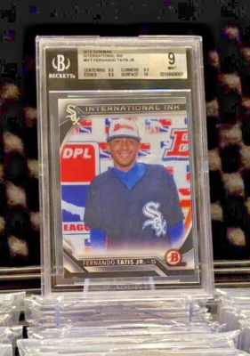 Bowman Fernando Tatis Jr International Ink 2016 #IIFT BGS 9 ¡Ninguno superior! Padres Foto 1 de 4