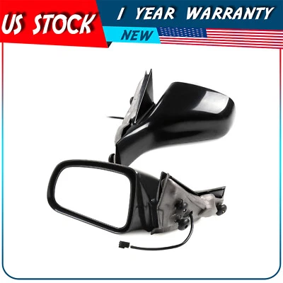 Black Housing For 2004-2008 Pontiac Grand Prix Pair of Side Mirrors Power Heated - Image 1 of 4