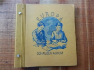 Ein Briefmarken Europa Schaubek Album 1955,Selten - Bild 1 von 7