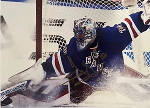 Henrik Lundqvist Signed New York Rangers  8x10 Photo Hall Of Fame - Picture 1 of 1