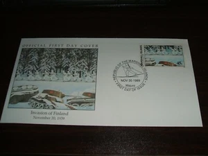 Marshall Islands - 30th Nov 1989 - Invasion of Finland - FDC - Picture 1 of 4
