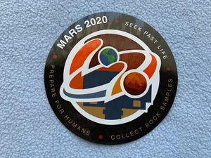 MARS 2020 Seek Past Life 4" Color Logo Decal NEW/JPL Mars 2020 Visit/SURGERY$$ - Picture 1 of 1