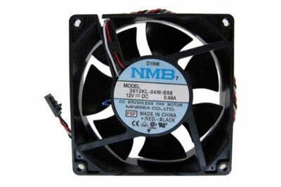 NEW Dell 3612KL-04W-B66 8J208, 21KTM, D1598, 929FF, 4W022, F0995, D1598 NMB FAN - Image 1 of 3