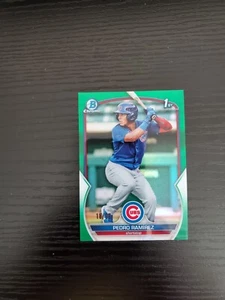 Pedro Ramirez - 2023 Bowman Chrome 1st Bowman #BCP-2 - GREEN REFRACTOR /99 - Picture 1 of 2