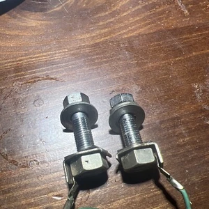 1975 Honda CB200T HEADLIGHT MOUNTS GROUNDS BOLTS T3-1359.MR Nice! - Picture 1 of 5