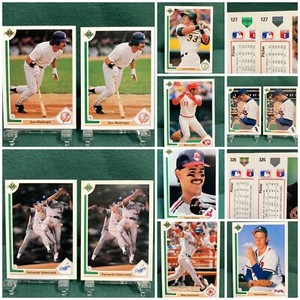 Choice: 1991 Upper Deck ERROR VARIATION 1990 Baseball Hologram Complete your set