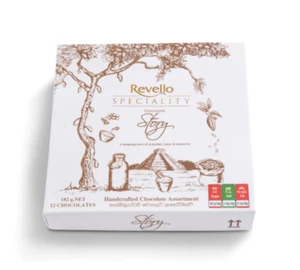 REVELLO SPECIALITY CHOCOLATE STORY PACK 182G BEST GIFT PACK FREE SHIPPING - Picture 1 of 2