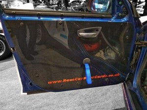 2x FORD FOCUS Mk2 RS * Lightweight FRONT Carbon Effect Door Card Panels *