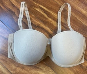 Chantelle Underwire Convertible Bra Size 36DD, Tan - Picture 1 of 3