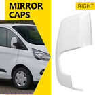 For Ford Transit Custom Van Frozen White Door Wing Mirror Covers Caps Right Side