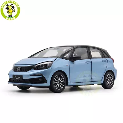 1/18 Honda FIT 4TH 2020 2021 Blue Diecast Model Toy Car Friends Gifts - Image 1 of 4