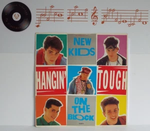 New Kids On The Block Hangin Tough 12” Single A2 B2 Pressing - VG+ - Bild 1 von 3