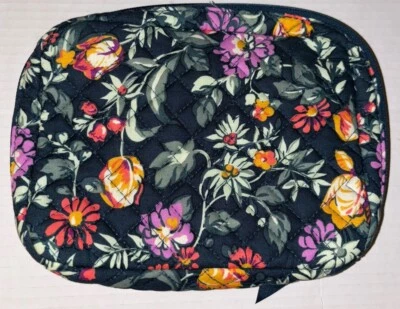 Vera Bradley Cord Organizer Tech Case NWT Fresh Cut Floral Green Flowers - Image 1 of 4