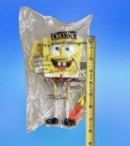 2006 Bendable SpongeBob DecoPac 5519 7.5” Cake Topper New Sealed in Package - Picture 1 of 7