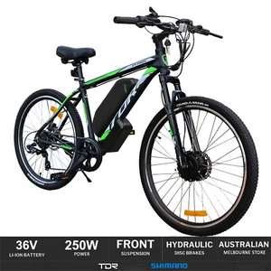 29" Electric Bike eBike Mountain Bicycle Shimano e-MTB 250W, 36V 10A Battery - Picture 1 of 12