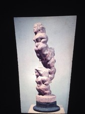 Chaim Gross "Sisters" Modern Sculpture 35mm Art Slide