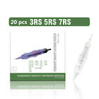 20PCS Biomaser Cartridges Needles 3RS 5RS 7RS Shading Needles for Scars Areola