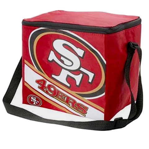 NFL San Francisco 49ers Insulated Lunch Bag Cooler (6 Pack)Big Logo Cover