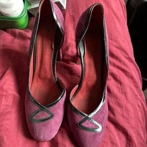 Vintage Cana Fusia John Fluevog Heel Size 9 Vintage - Picture 1 of 13
