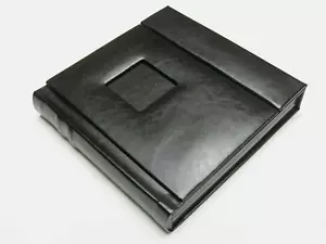 10x10 black Self Mount Wedding Photo Album - 18 Sides (Engraving Available) - Picture 1 of 4