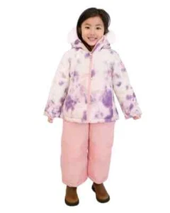 New girls SPYDER 2 pc snowsuit - Jacket with matching bib pant Size 4T - Picture 1 of 3