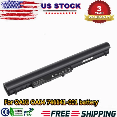 OA04 Battery For HP 746641-001 740715-001 OA03 15-R029WM 15-R052NR 2700mAh 14.8V - Image 1 of 4
