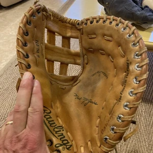 Guante Primera Base Rawlings RFM-9 Modelo Mark McGwire Pozo Profundo Bolsillo Derecha Sig - Imagen 1 de 11
