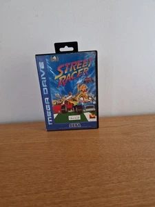 Juego Street Racer Sega Mega Drive en caja con pestaña colgante manual - Imagen 1 de 4