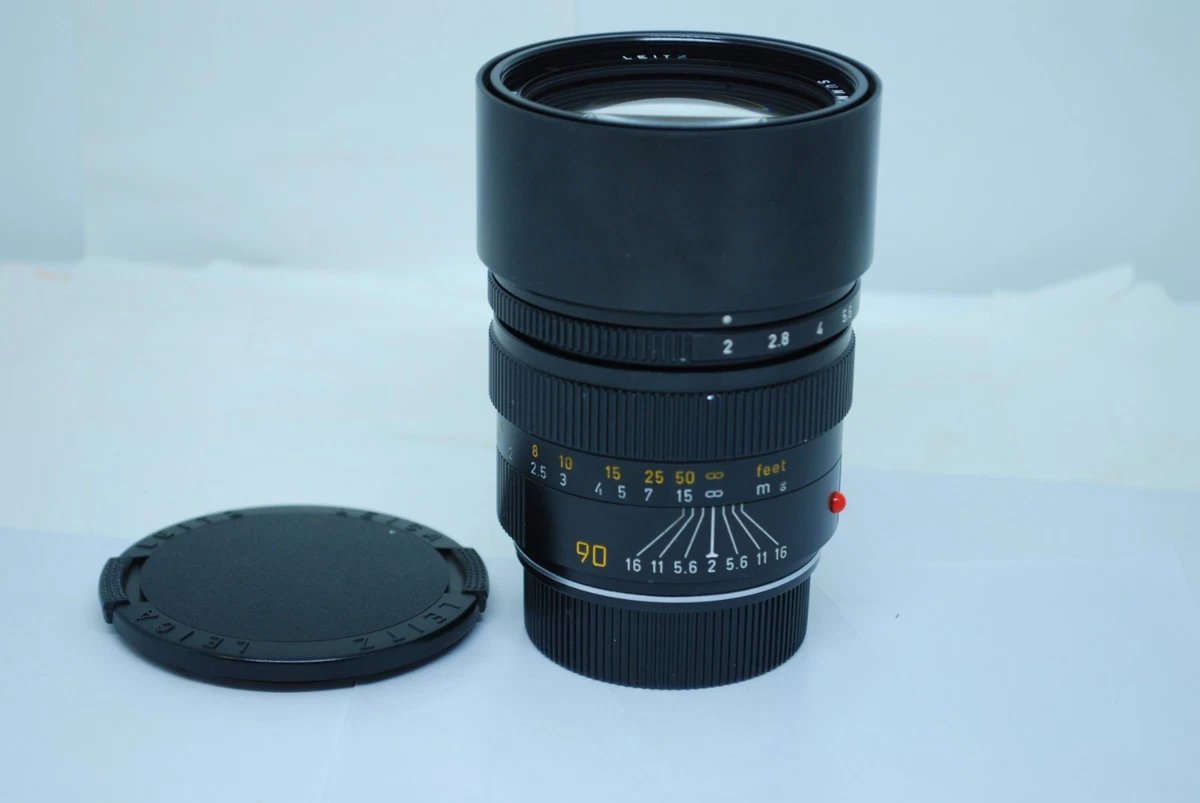 Leica SUMMICRON-M 90mm Focal f/2 Camera Lenses for sale | eBay