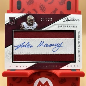2016 Panini Prime Signatures #291 Jalen Ramsey 107/199 On Card Auto - Picture 1 of 8