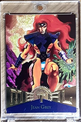 1995 Fleer Marvel Metal Error Card 97 Jean Grey - Bild 1 von 3