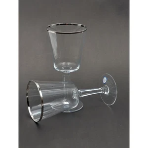 Juego de 2 copas de vino Lenox SOLITAIRE (FORMA BARCLAY) de colección 7,25" - Imagen 1 de 6
